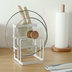 Kitchen Tool Storage Rack with Holder and Lid Holder