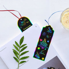 Rainbow Scratch Bookmarks Kit for Kids