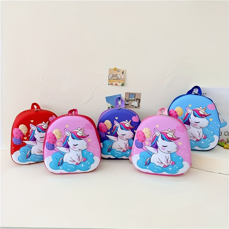 Unicorn Schoolbag Boys Girls Hard Shell Backpack