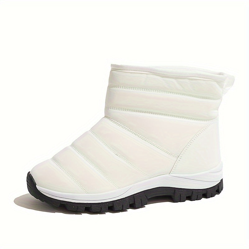 Women's Non slip Snow Boots Warm Winter Outdoor Thickened Medium Tube Boots