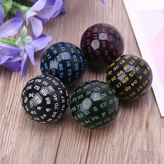 1pc 100 sided Numbers 1 100 Dice D100 Large Ball Game Dice Collectible Dice