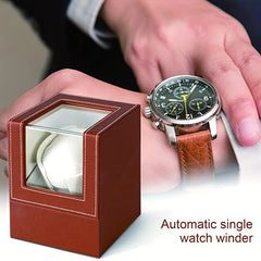 Single Watch Winder Case Ultra Quiet Motor