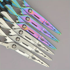 1pc Fishing Pliers Split Ring Opener Fish Line Cutter Tool