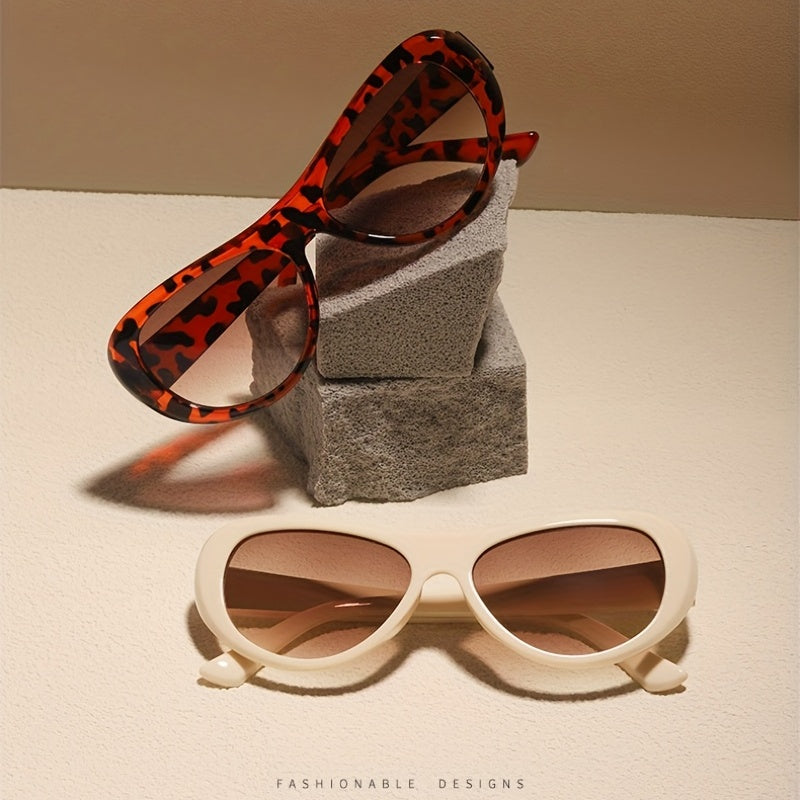 Y2K Oval Sunglasses For Men Women UV400