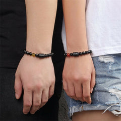 12 Constellation Couple Bracelet Stone Bracelets For Women Men