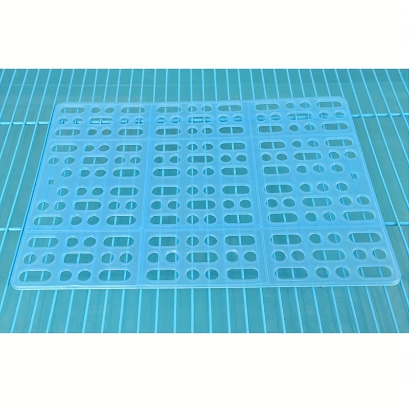 Small Pet Grid Mat Plastic Rabbit Foot Pad Small Animal Footboard