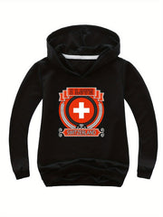 Cotton I LOVE SWITZERLAND Print Hoodies Girls Comfy Hooded Sweatshirt