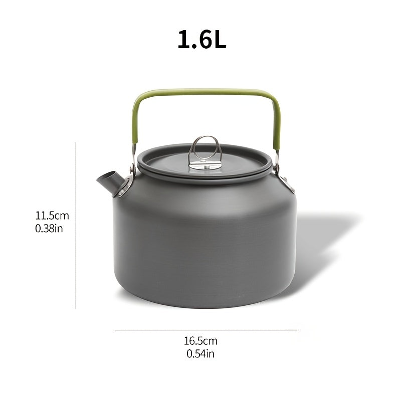 1pc 1 6L Outdoor Camping Coffee Pot Portable Teapot Boiling Kettle