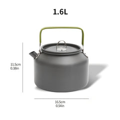 1pc 1 6L Outdoor Camping Coffee Pot Portable Teapot Boiling Kettle