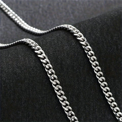 Dad's Cuban Link Chain Necklace from Daughter - Sentimental Gift