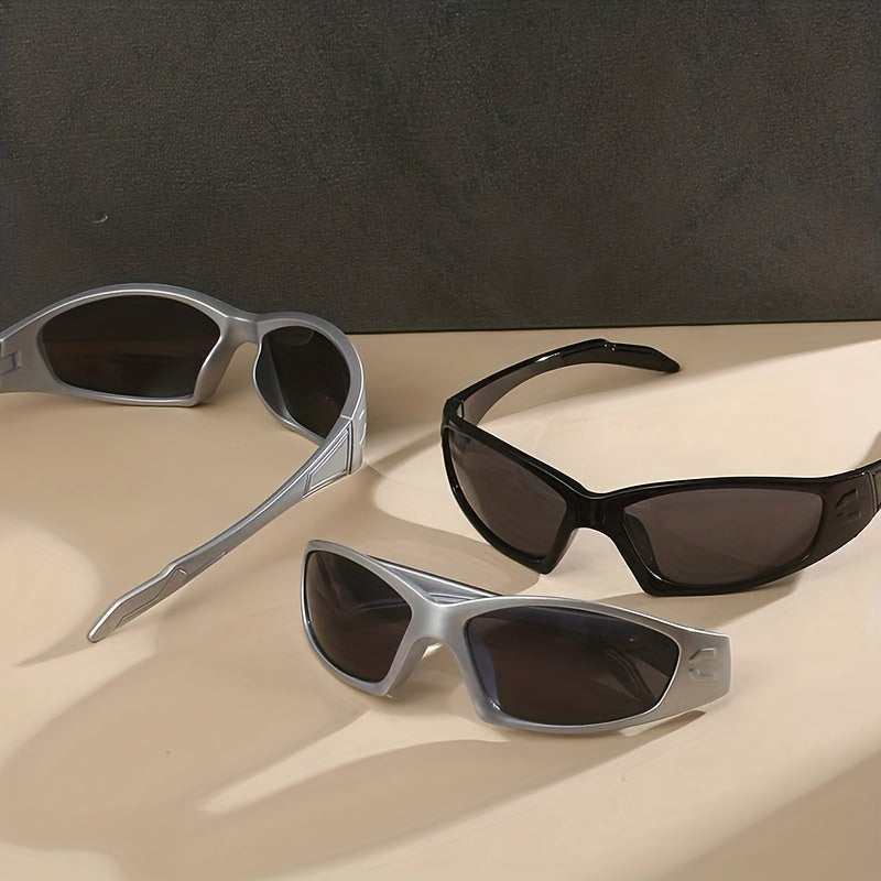 3 Pairs Wrap Around Sunglasses UV400 Sun Shades