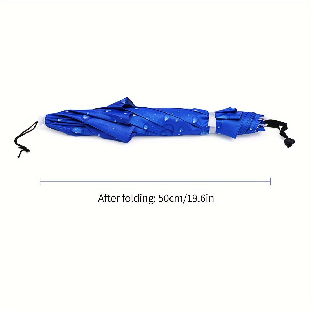 2pcs Double Layer Umbrella Hat Adjustable UV Protection Fishing Umbrella