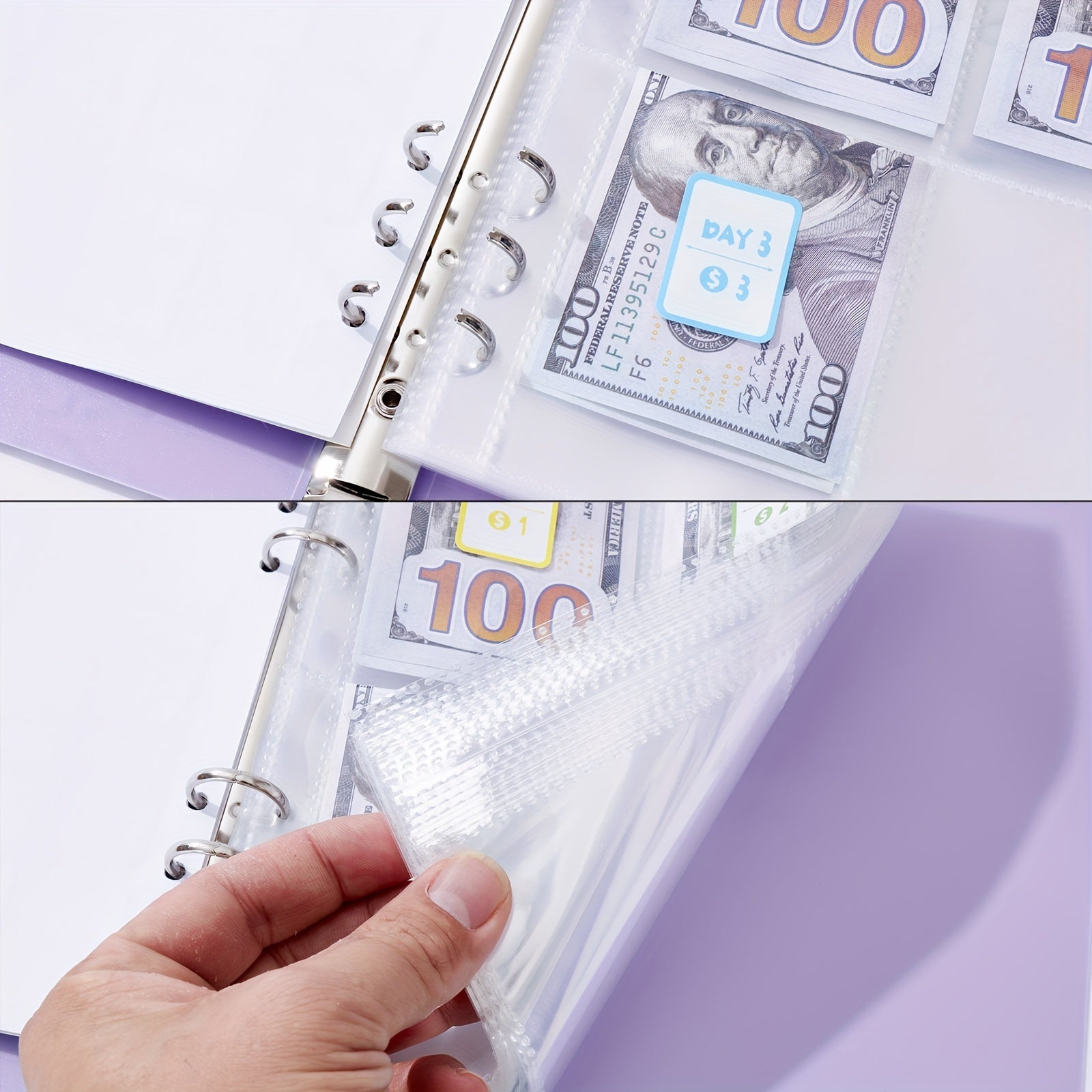 100 Envelope Challenge Binder Budgeting Planner & Saving