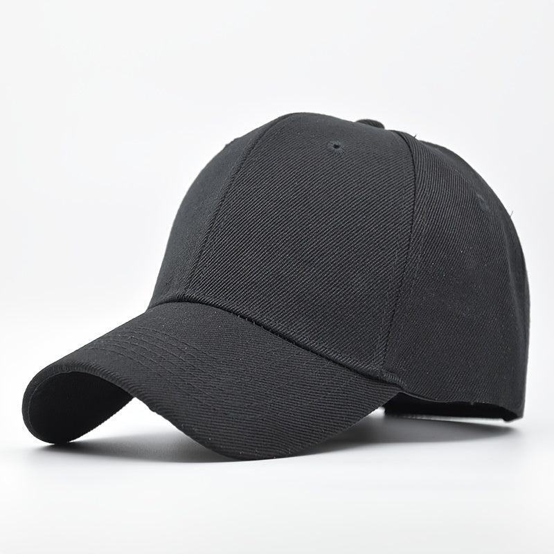 Solid Baseball Cap Street Retro Cap Sun Visor