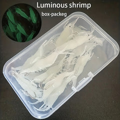 Luminous Soft Lure Bionic Shrimp Bait Freshwater Seawater Fishing