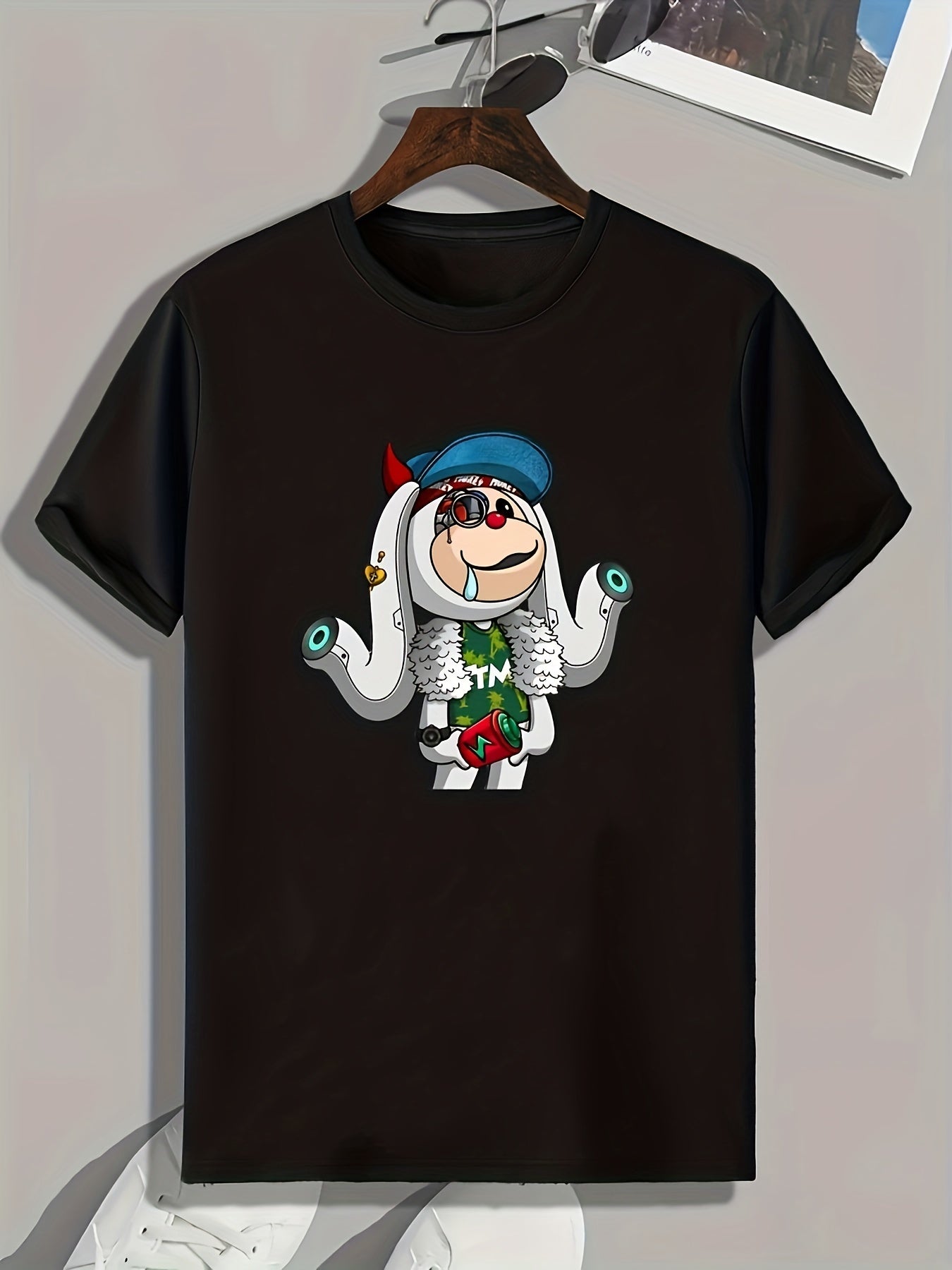 Funny Pattern Print Men's Graphic T-shirt for Summer