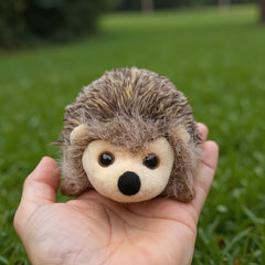 Ultra Soft 5.9 Hedgehog Plush Toy - Light Brown Stuffed Animal