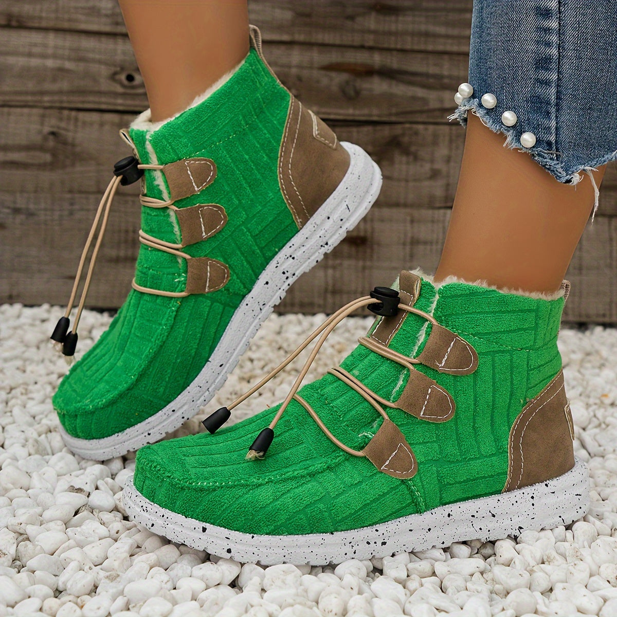 Women's Thickened Warm Snow Boots - Non slip Casual