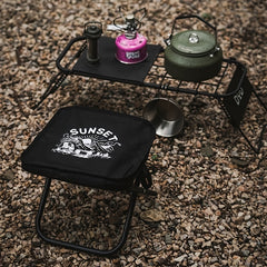 Portable Folding Iron Stool for Outdoor Fishing Picnic