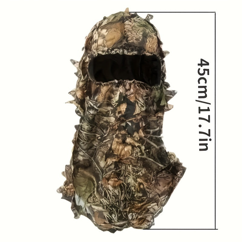 Camouflage Leaf Cover Headgear for Fishing
