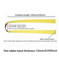 5pcs 1.0mm Elastic Tubular Bands Replacement Rubber Band