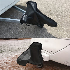 Caravan Trailer Coupler Cover with Buckle Strap