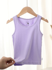 Girls Tank Tops Sleeveless Undershirt Soft Camisole Solid Summer Comfortable