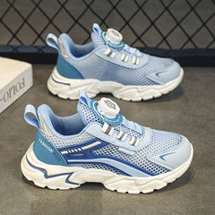 Boys Casual Mesh Sneakers Lightweight Breathable Anti Slip Outdoor Shoes