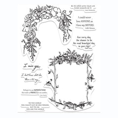 Flower Cartoon Animals Clear Stamps Rubber Stamp for DIY Scrapbooking