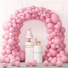149pcs Pink Balloons Different Sizes Light Pink Balloon Garland Kit