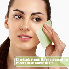 100 Pcs Anime Style Face Blotting Paper Facial Control Absorbing Wipes