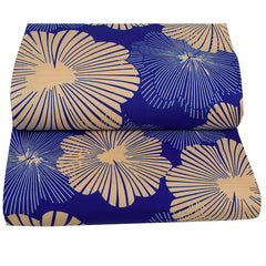 African Ethnic Wax Dye Printing Fabric Full Polyester Double Sided Print Cloth