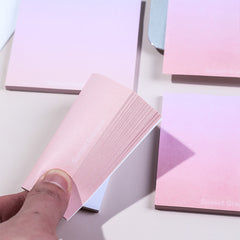 4pcs Gradient Sticky Notes 3x3 Inch 50 Sheets Each