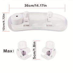 Universal Stroller Tray w/ Cup Holder & Snacks Holder, Non-Slip Grip Clip