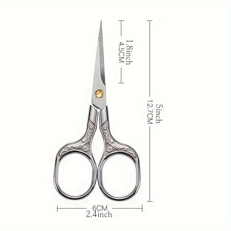 Plum Vintage Stainless Steel Household Scissors