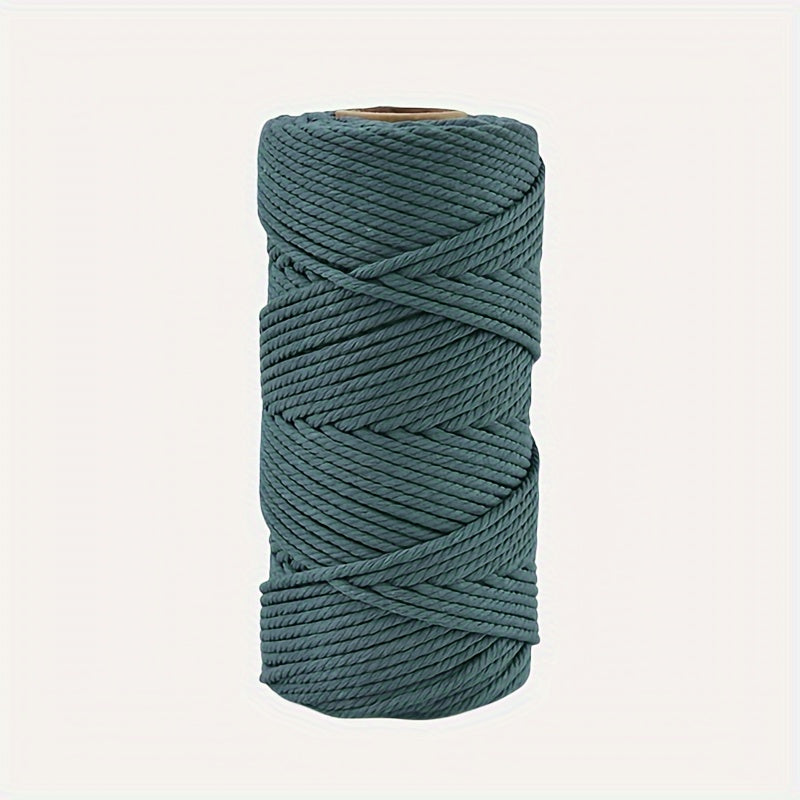 1pc Christmas Cotton Rope DIY Hand-woven Rope for Decorations