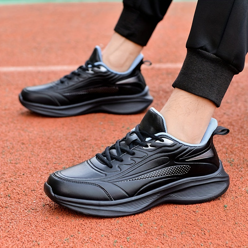 Men's Lace up Sneakers Athletic Shoes Shock Absorbing Breathable Running