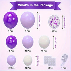 Purple Macaroon Dream Arch Balloon Set for Party
