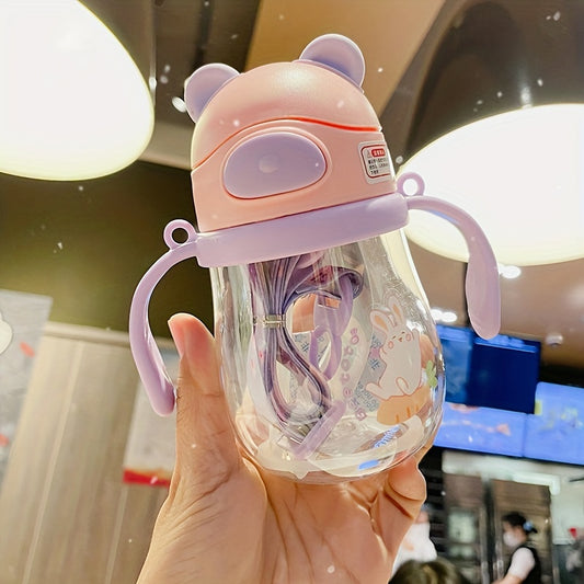 350ml Water Straw Bottle with Handle