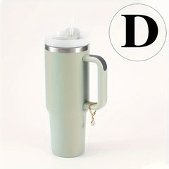 Letter Round Pendant For Cup Handle Cup Decoration Accessories