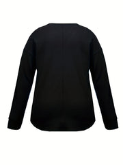 Ribbed V Neck Sweater Long Sleeve