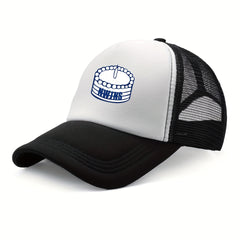 Birthday Cake Print Trucker Hat Baseball Cap Sunshade Dad Hats