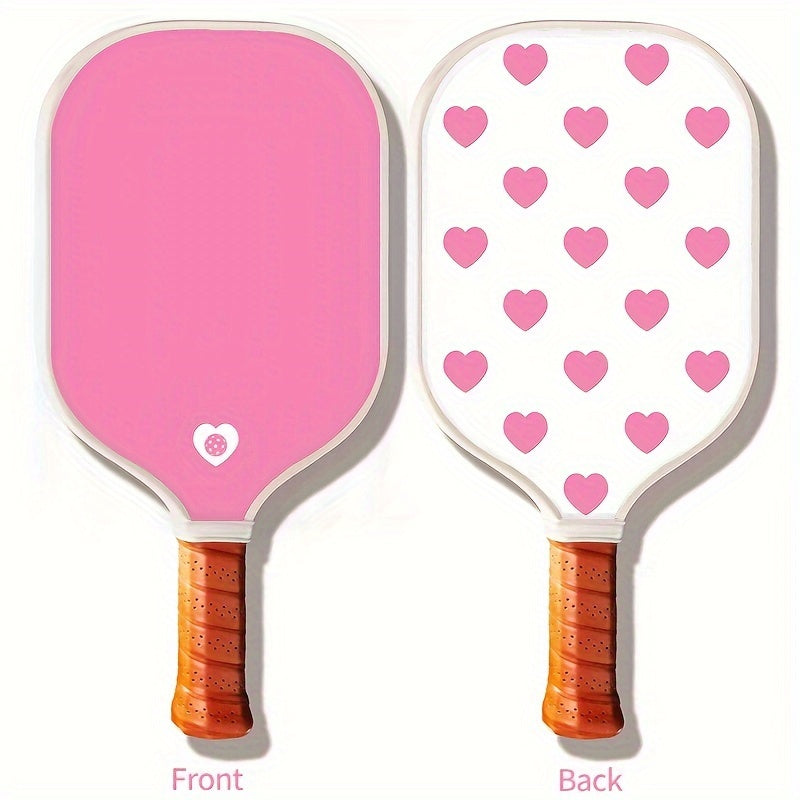 Pickle Ball Paddle Glass Fiber Honeycomb Core Comfort Cushion Grip