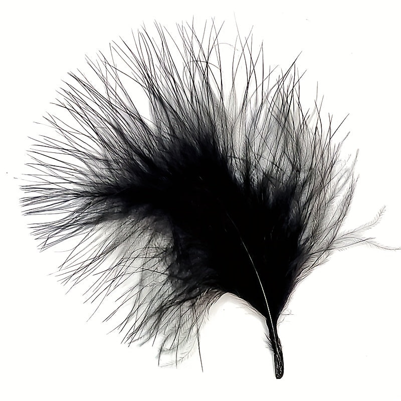 50pcs Colorful Feathers For Flies Bait Hook Fly Tying Material