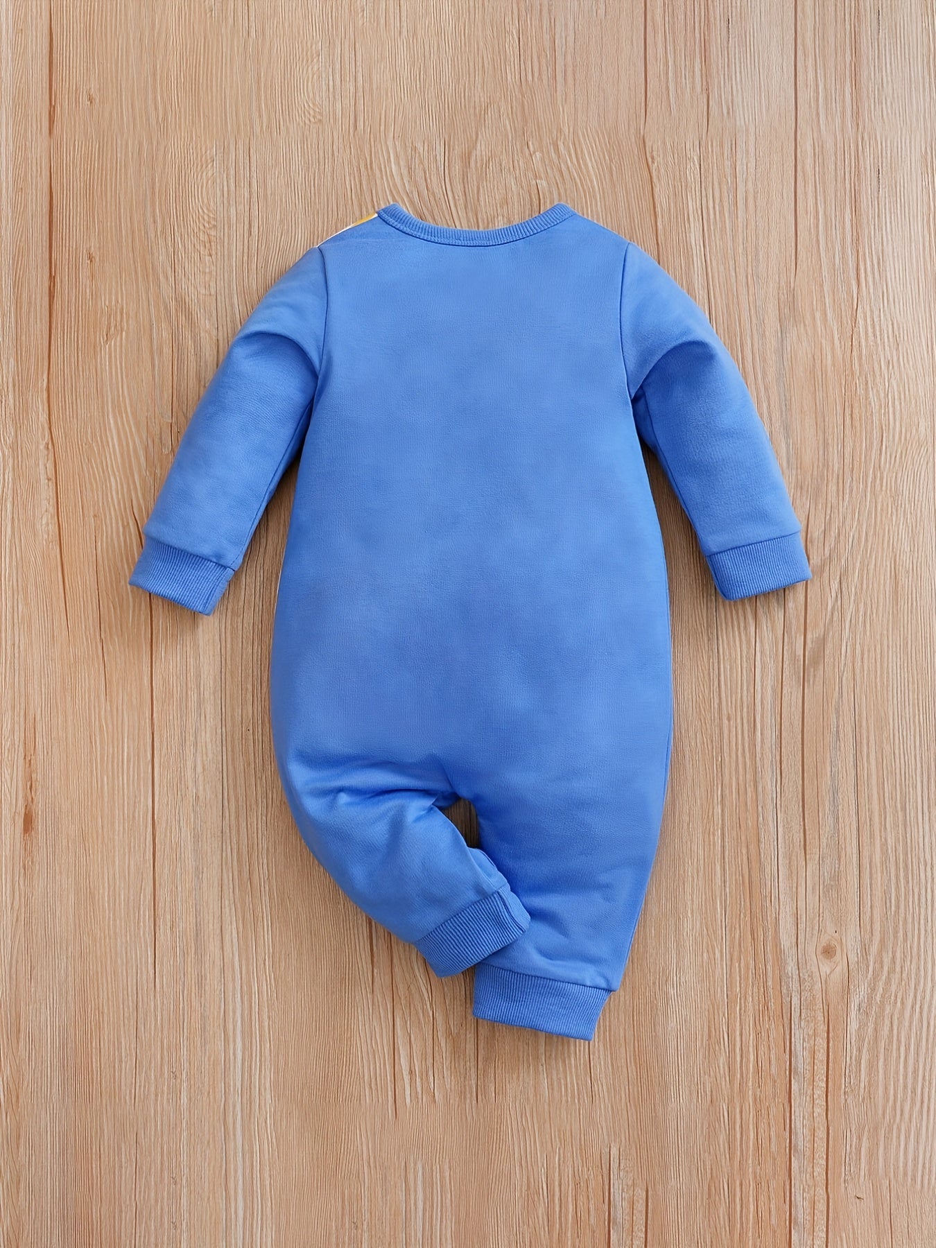 Cartoon Print Baby Romper Long Sleeve Bodysuit