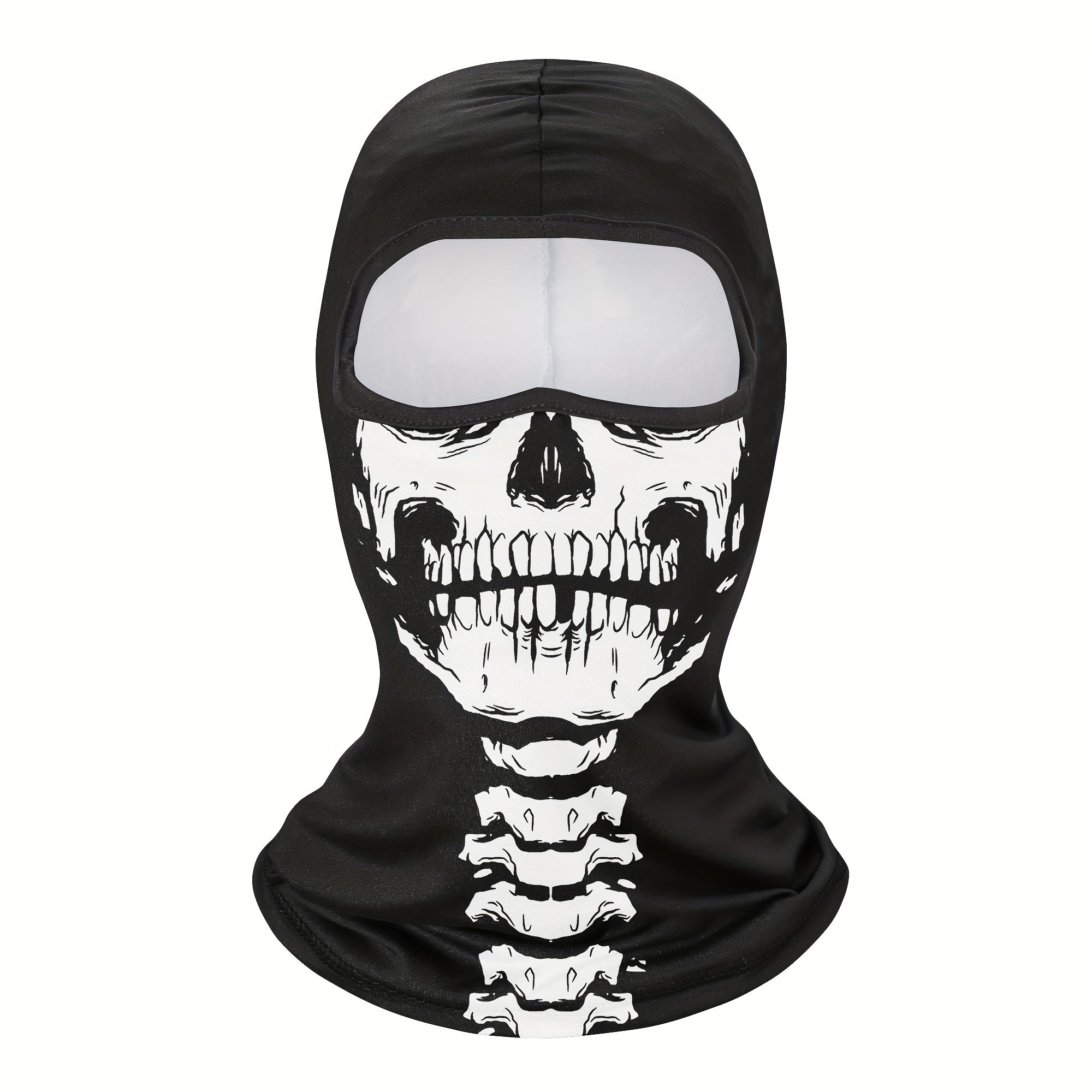 Meromibe Winter Fleece Balaclava Face Mask Ghost Skull Thermal Full Face Cover