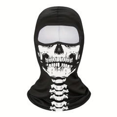 Meromibe Winter Fleece Balaclava Face Mask Ghost Skull Thermal Full Face Cover