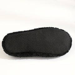 Cozy Plush House Slippers Men Winter Shoes Anti-Skid Indoor Slip-On