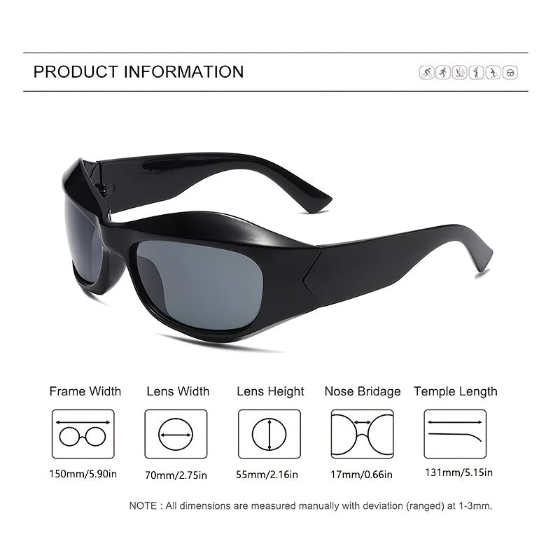 Y2K Sports Sunglasses For Women Men
