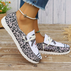 Christmas Snowman Pattern Flat Shoes Lightweight And Comfortable